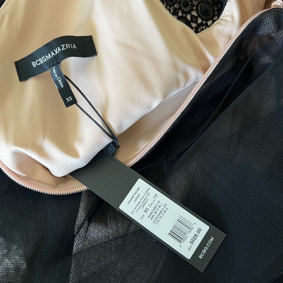 BCBG MAXAZRIA - Color Bare Pink Combo Dress - Size XS - Picture 5 of 5